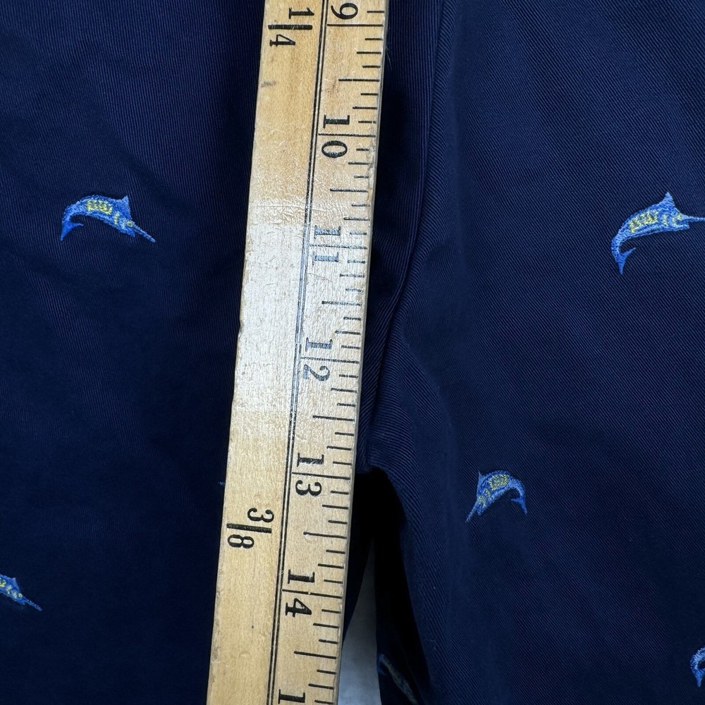 Polo Ralph Lauren Blue Shorts - Marlin Fish Embroidered - Men's 35 - Picture 10 of 11